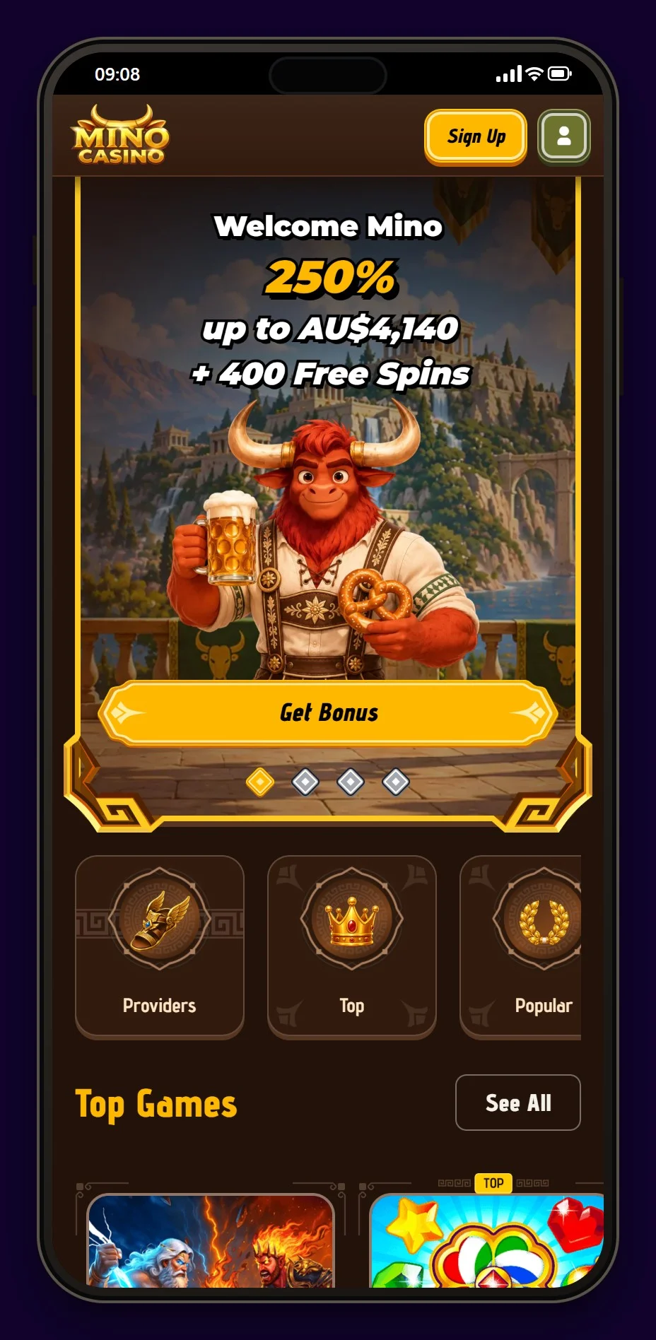 online casino instant bank transfer: Mino Casino mobile